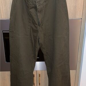 Forever 21 Men's Dark Olive Cargo Pants